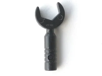 Minifigure, Utensil Tool Open End Wrench - 3-Rib Handle