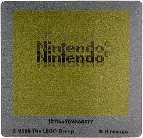Plastic Lenticular Game Boy Screen with Nintendo Logo Pattern