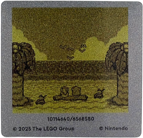 Plastic Lenticular Game Boy Screen with Nintendo The Legend of Zelda Link's Awakening Pattern