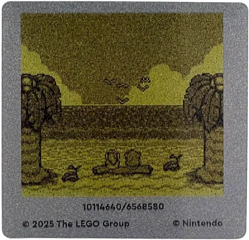 Plastic Lenticular Game Boy Screen with Nintendo The Legend of Zelda Link's Awakening Pattern