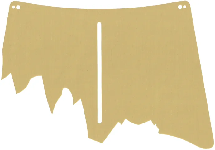 Cloth Sail 24 x 16 Tattered with Vertical Slit (Main Sail)