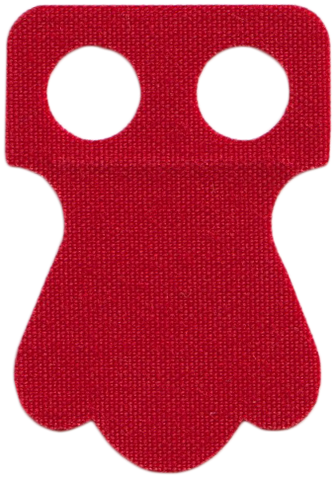 Minifigure Parrot Tail Cloth with 3 Lobes - Traditional Starched Fabric