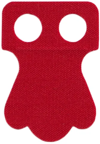 Minifigure Parrot Tail Cloth with 3 Lobes - Traditional Starched Fabric