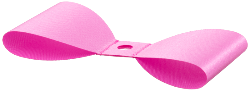 Cloth Bow, Loops Sides, Stud Hole, Shiny