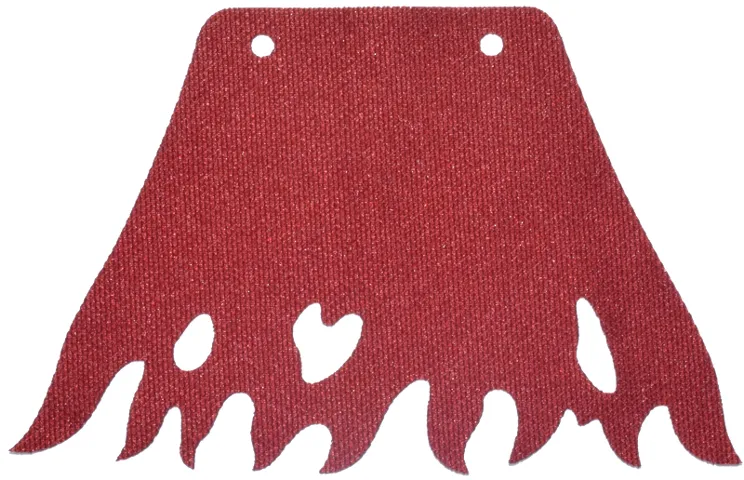 Cloth Cape, Tattered with 2 Holes and Tears, Large Buildable Figures - Spongy Stretchable Fabric