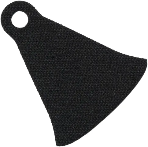 Minifigure Cape Cloth with Single Top Hole and Flared End - Spongy Stretchable Fabric