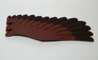 Eagle Wing - Left with Dark Brown Feathers Pattern