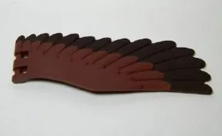 Eagle Wing - Left with Dark Brown Feathers Pattern