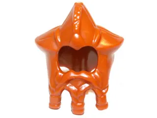 Minifigure, Hair Spiked with Braided Beard and Ponytail