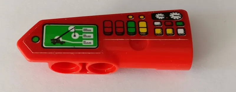 Technic, Panel Fairing #21 Very Small Smooth, Side B with Display and Instrument Panel Pattern (Sticker) - Set 42082