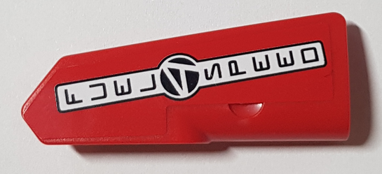 Technic, Panel Fairing #21 Very Small Smooth, Side B with 'FUEL SPEED' Pattern (Sticker) - Set 42000