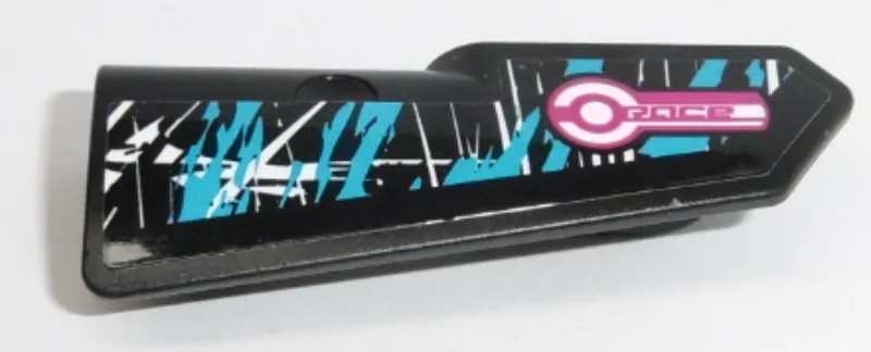 Technic, Panel Fairing #21 Very Small Smooth, Side B with 'RACE', Blue and White Splotches Pattern (Sticker) - Set 42095