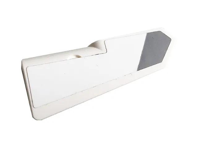 Technic, Panel Fairing #21 Very Small Smooth, Side B with Dark Bluish Gray Stripe and White Background Pattern (Sticker) - Set 42096