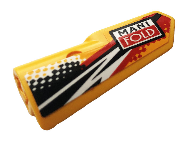 Technic, Panel Fairing #21 Very Small Smooth, Side B with 'MANI FOLD' Logo Pattern (Sticker) - Set 42101