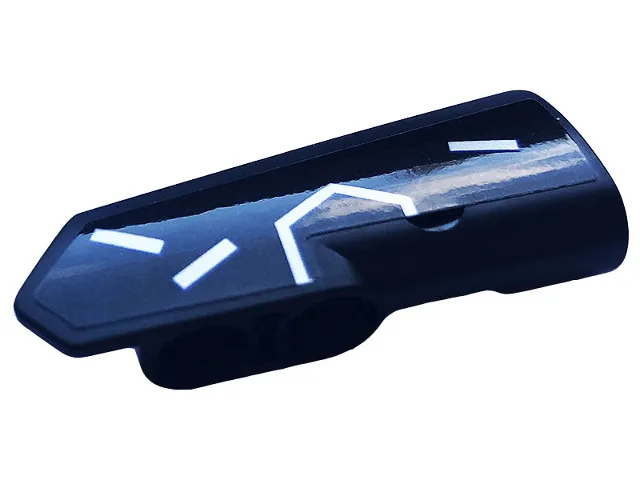 Technic, Panel Fairing #21 Very Small Smooth, Side B with Silver Race Pattern (Sticker) - Set 42123