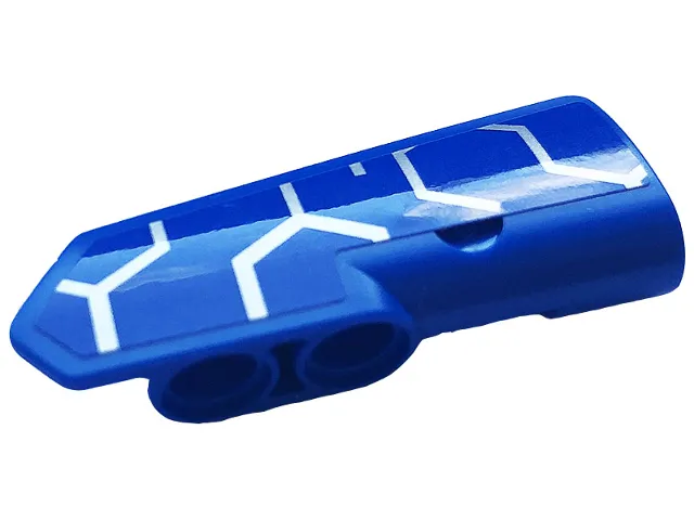 Technic, Panel Fairing #21 Very Small Smooth, Side B with Silver Race Pattern (Sticker) - Set 42123