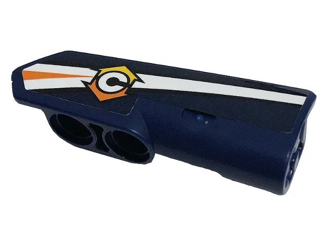 Technic, Panel Fairing #21 Very Small Smooth, Side B with Orange and White Stripe, Letter C and Arrows Pattern (Sticker) - Set 42112