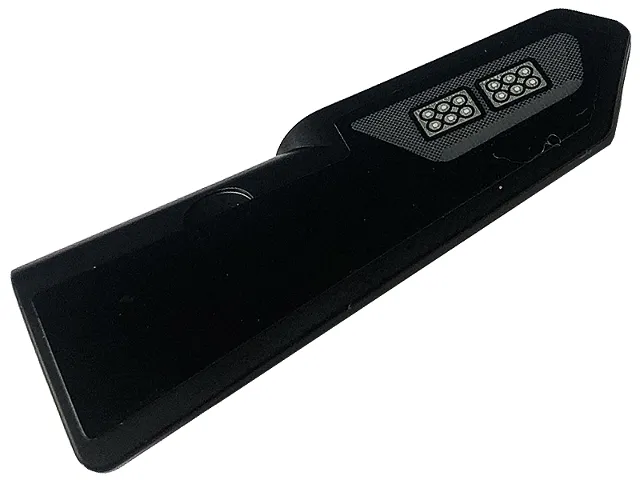 Technic, Panel Fairing #21 Very Small Smooth, Side B with LED Lights on Dark Bluish Gray Background Pattern (Sticker) - Set 42126