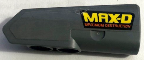 Technic, Panel Fairing #21 Very Small Smooth, Side B with 'MAX-D' and 'MAXIMUM DESTRUCTION' Pattern (Sticker) - Set 42119