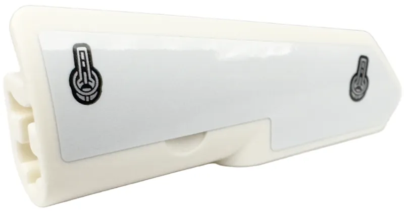 Technic, Panel Fairing #21 Very Small Smooth, Side B with 2 Black and Silver Latches Pattern (Sticker) - Set 42153