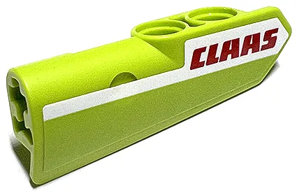 Technic, Panel Fairing #21 Very Small Smooth, Side B with Red 'CLAAS' on White Stripe Pattern (Sticker) - Set 42102