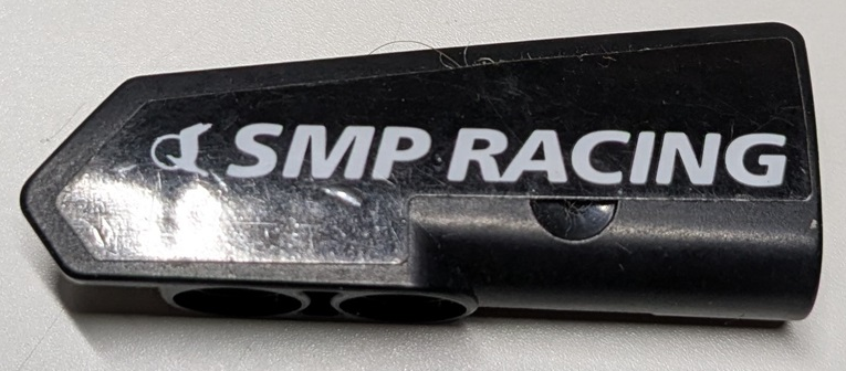 Technic, Panel Fairing #21 Very Small Smooth, Side B with White 'SMP RACING' Pattern (Sticker) - Set 42125