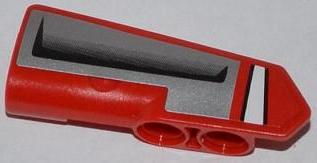 Technic, Panel Fairing #22 Very Small Smooth, Side A with White Line and Air Intake Pattern (Sticker) - Set 42011