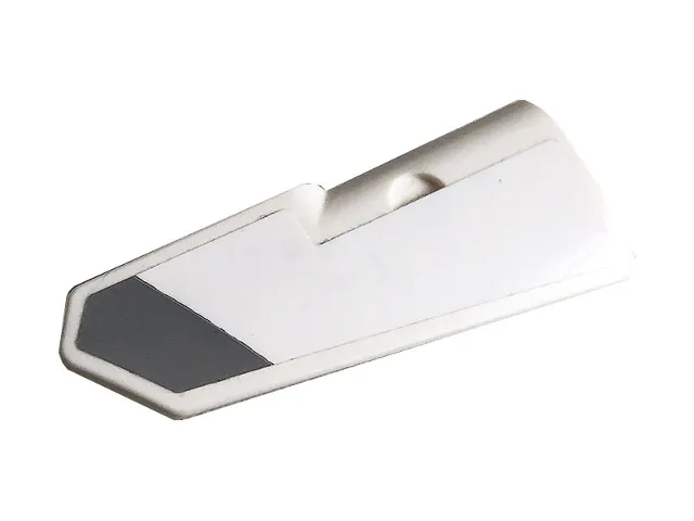 Technic, Panel Fairing #22 Very Small Smooth, Side A with Dark Bluish Gray Stripe and White Background Pattern (Sticker) - Set 42096