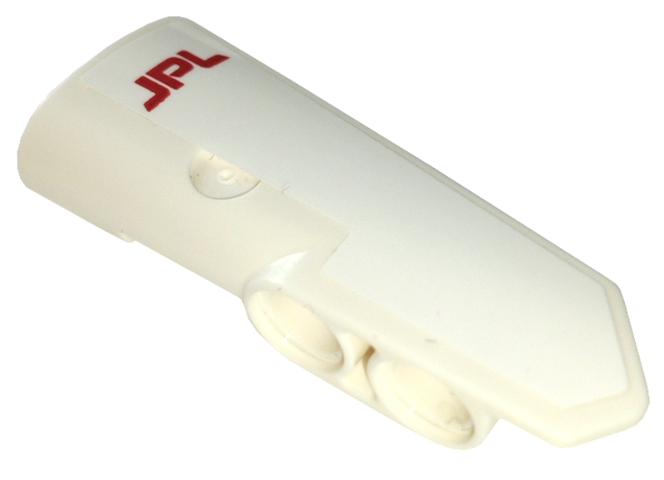 Technic, Panel Fairing #22 Very Small Smooth, Side A with Red JPL Logo Pattern (Sticker) - Set 42158