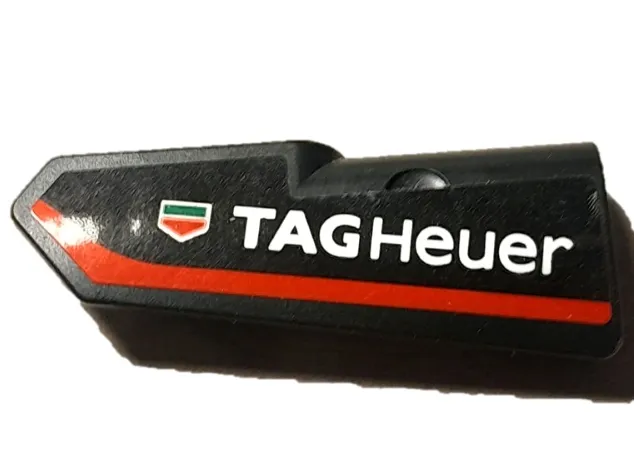 Technic, Panel Fairing #22 Very Small Smooth, Side A with White 'TAG Heuer' and Red Stripe Pattern (Sticker) - Set 42137