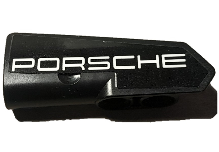 Technic, Panel Fairing #22 Very Small Smooth, Side A with White 'PORSCHE' Pattern (Sticker) - Set 42137