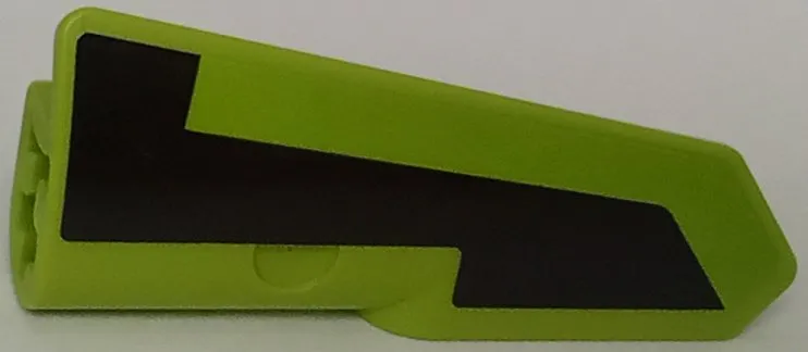 Technic, Panel Fairing #22 Very Small Smooth, Side A with Black Stripe Pattern (Sticker) - Set 42138