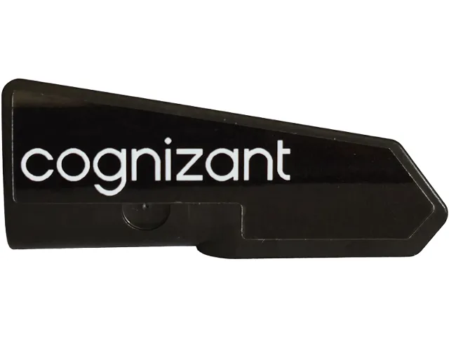 Technic, Panel Fairing #22 Very Small Smooth, Side A with White 'cognizant' Pattern (Sticker) - Set 42240