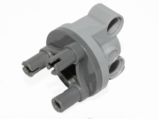 Technic, Steering Axle with 2 Pin Holes with Dark Bluish Gray Wheel Hub 3 Pins Round (11950 / 92909)