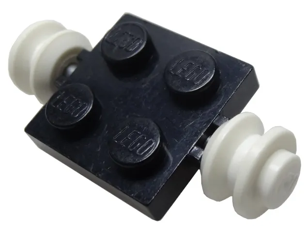 Plate, Modified 2 x 2 with White Wheels