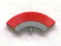 Minifigure, Crest with Red Plumes Pattern