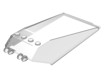 Windscreen 12 x 6 x 2 with Locking Dual 2 Fingers Hinge