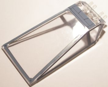 Windscreen 12 x 6 x 2 with Locking Dual 2 Fingers Hinge with SW Red Five X-wing Starfighter Pattern (4 Stickers) - Set 10240