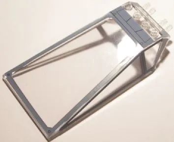 Windscreen 12 x 6 x 2 with Locking Dual 2 Fingers Hinge with SW Red Five X-wing Starfighter Pattern (4 Stickers) - Set 10240