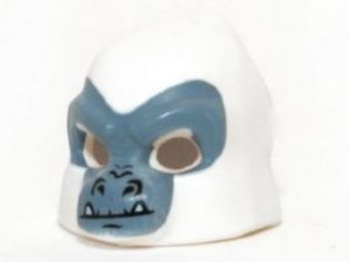 Minifigure, Headgear Mask Gorilla with Sand Blue Face and Fangs Pattern