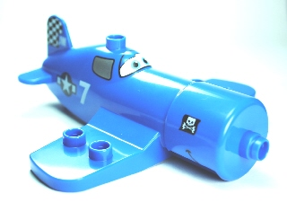 Duplo Airplane Disney's Planes Skipper Riley Pattern