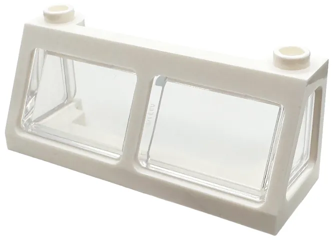 Windscreen 2 x 6 x 2 Train with Trans-Clear Glass (13756 / 13760)