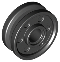 Wheel 18mm D. x  8mm with Fake Bolts and Deep Spokes with Inner Ring