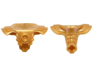 Minifigure Armor Shoulder Pads with Front Stud and Back Axle Holder