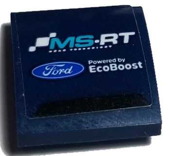 Slope, Curved 2 x 2 x 2/3 with 'MS-RT', Ford Logo and 'Powered by EcoBoost' Pattern (Sticker) - Set 75885