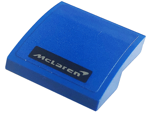 Slope, Curved 2 x 2 x 2/3 with McLaren Logo Pattern (Sticker) - Set 76902