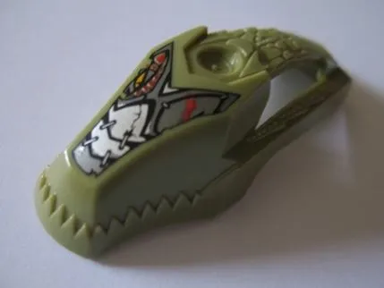 Flywheel Fairing Crocodile Streamlined Shape with Cragger Pattern