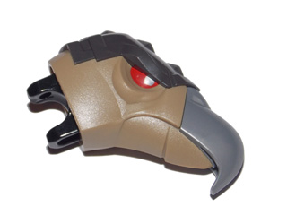 Large Figure Head Modified Chima Vulture with Red Eyes Pattern