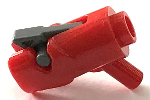 Minifigure, Weapon Gun, Mini Blaster / Shooter with Dark Bluish Gray Trigger (15391 / 15392)