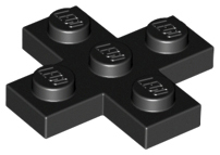 Plate, Modified 3 x 3 Cross